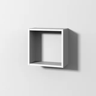 Sanipa Cubes Regalmodul, Weiß-Soft, CU11043 CU11043
