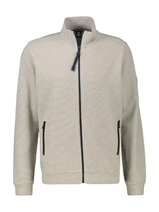 LERROS - JACKE FULLZIP broken white melange - Gr. - XXXL