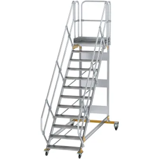 Munk Plattformtreppe 45° fahrbar Stufenbreite 800 mm - 600792