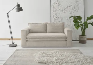 Home affaire 2-Sitzer "PIAGGE" Hochwertiger Cord mit weicher Velours-Struktur