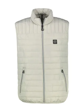 LERROS - WESTE KONFEKTION pearl grey - Gr. - XXL