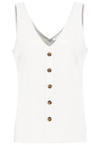 Authentic Style - DOB Blusen Top white - Gr. - M