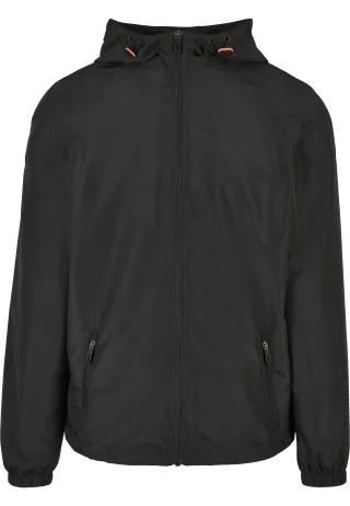 URBAN CLASSICS Allwetterjacke "Urban Classics Herren Recycled Windrunner" 1 Stk. tlg. mit Kapuze