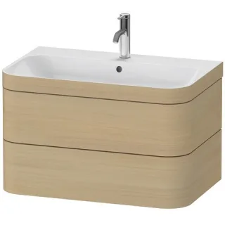 Duravit Happy D.2 Plus c-bonded Set wandhängend Mediterrane Eiche Matt 775x490x480 mm - HP4637O7171 HP4637O7171