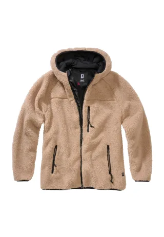 Brandit Allwetterjacke "Brandit Damen Ladies Teddyfleecejacket" 1 Stk. tlg. mit Kapuze