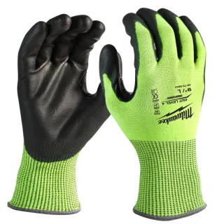 Milwaukee - SCHNITTSCHUTZHANDS. 4/D 7/S HI-VIS - 4932479926  7