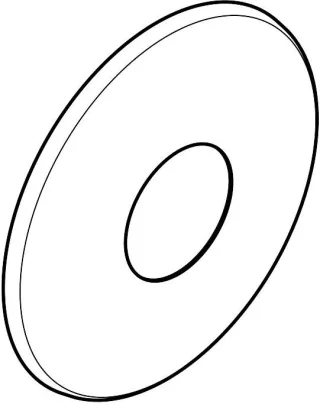 Hansgrohe Hahnrosette DN15 chrom , 97734000 97734000