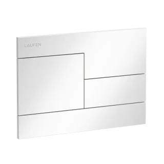 Laufen Betätigungsplatte SKYLINE INEO mit Zweimengenbetätigung weiß, H9001180000001 H9001180000001