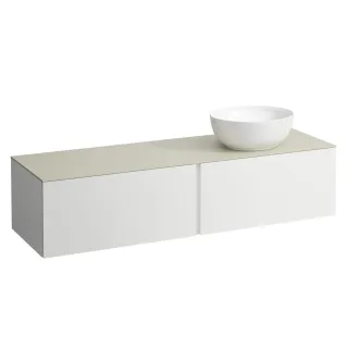 LAUFEN Waschtischunterschrank und Waschtischplatte ALESSI 500x1600x370  H4313530979901