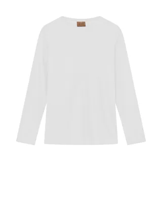 mos mosh gallery - MMGPerry LS O-Neck Tee white - Gr. - L