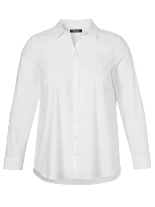 Frapp - Bluse Hemdkragen 1/1 Arm cream white - Gr. - 54