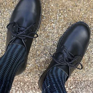 Shoezuu 3 Eye UK Shoe Black 44