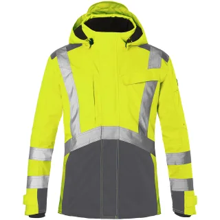KÜBLER REFLECTIQ Hardshelljacke PSA 2 warngelb/anthrazit XS - 1327 8231-3497-XS