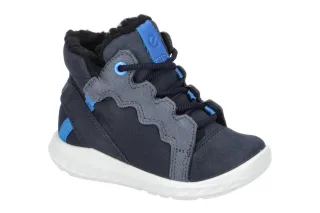 Ecco 724131 SP.1 LITE - Kinderschuhe Jungen Winterstiefel Blau Night Sky Ombr...