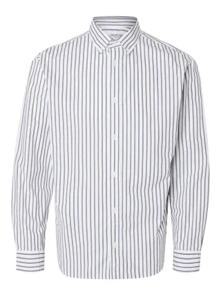 Selected - Slim Fit : Hemd weiß - Gr. - L