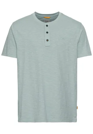 camel active - Henley-Shirt aus zertifiziertem Organic Cotton aqua green - Gr. - XXL