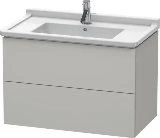 Duravit L-Cube Waschtischunterbau wandhängend Betongrau Matt 820x469x558 mm - LC626500707 LC626500707