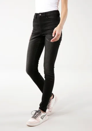 KangaROOS 5-Pocket-Jeans "SUPER SKINNY HIGH RISE" knöchellang, mit Used-Optik, hohe Leibhöhe