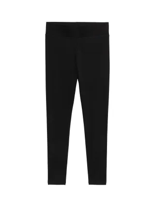Tom Tailor - Leggings mit elastischem Bund deep black - Gr. - 34