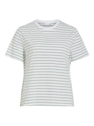 VILA - VINORA S/S YD T-SHIRT - NOOS Blue Surf - Gr. - S