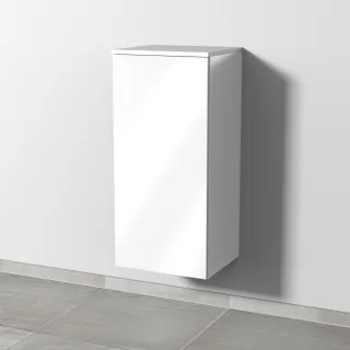 Sanipa 3way Mittelschrank mit 1 Tür, Weiß-Glanz, SF12278 SF12278