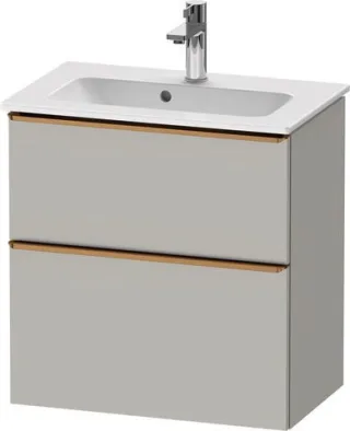 Duravit D-Neo Waschtischunterbau wandhängend Betongrau Matt 610x372x625 mm - DE4368004070000 DE4368004070000