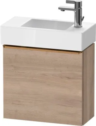 Duravit D-Neo Waschtischunterschrank wandhängend Tür:1, TA:LI, Gr:Bronze G DE4219L04550000