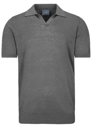 COMMANDER Finest Clothing - Polo-Pullover, 1/2 Arm slate - Gr. - S