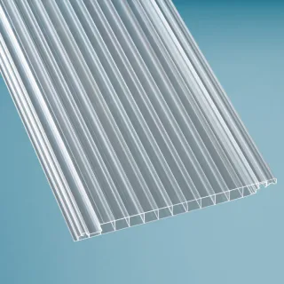 Polycarbonat Stegplatte | Clickpaneel | 16 mm | Breite 230 mm | glasklar