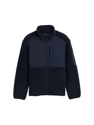 Tom Tailor - Teddy Jacke mit Stehkragen sky captain blue - Gr. - XL