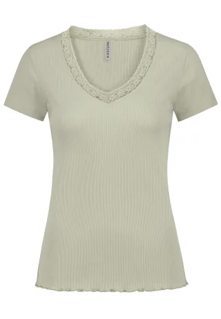Authentic Style - RE9CIFQtU2hpcnQgQmFzaWMvVU5JIA== stone green - Gr. - S