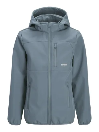 JACK&JONES - JJETHEO SOFTSHELL JACKET NOOS JNR Blue Mirage - Gr. - 176