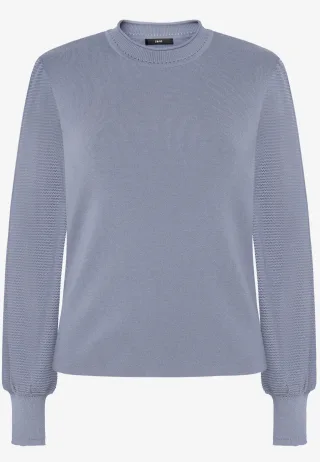 zero - Pullover mit hohem Kragen flint stone - Gr. - 44