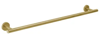Herzbach Design iX Badetuchhalter 60cm Edelstahl Brass, 21.816000.1.41 21.816000.1.41
