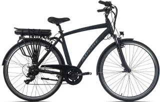 Adore "Versailles" 7 Gang Shimano Tourney Schaltwerk Kettenschaltung Heckmotor 250 W Pedelec, Elektrofahrrad für Herren