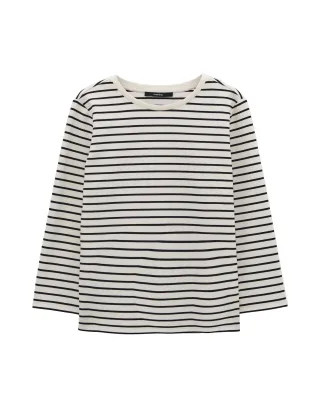 someday - Langarmshirt - Kelia schwarz/weiß - Gr. - 36