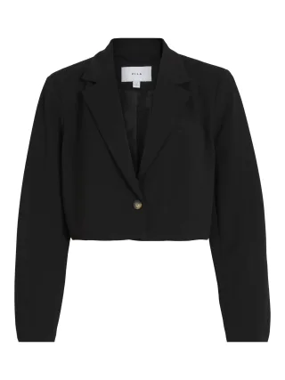 VILA - VITIFA L/S SHORT BLAZER black - Gr. - 40