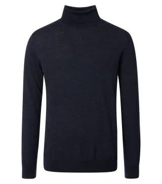VENTI - Rollkragenpullover blau - Gr. - 3XL