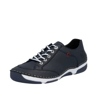 Rieker Sneaker Halbschuh, Freizeitschuh, Schnürschuh mit Rahmennaht