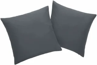 Bruno Banani Dekokissen "Lagan" 2-er Set, einfarbig, Kissenhüllen ohne Füllung, 40 x 40 cm