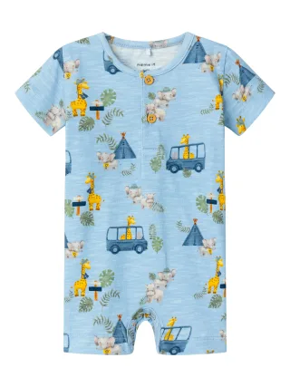 NAME IT - NBMHOBIN SS SUNSUIT chambray blue - Gr. - 56