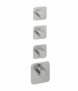 Herzbach CEO XL 3 Thermostat Unterputz 4 Blenden, 36.523015.1.14 36.523015.1.14