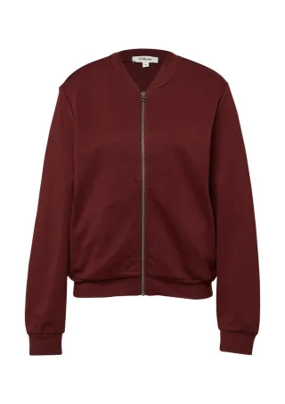 s.Oliver Red Label - Sweatshirt Jacke rot - Gr. - 36