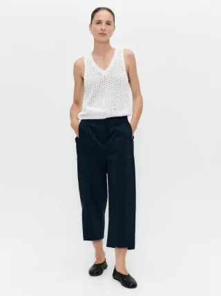 Jane Lushka - Kober cotton poplin pants blue - Gr. - L