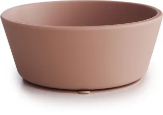 Mushie Silikon Schüssel mit Saugring blush