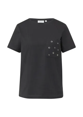 comma - T-Shirt grau - Gr. - 42