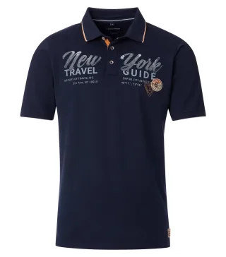 CASAMODA - Polo-Shirt blau - Gr. - L