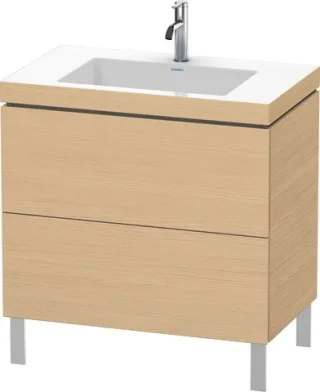 Duravit L-Cube c-bonded Set bodenstehend Natur Eiche Matt 800x480x698 mm - LC6937O3030 LC6937O3030
