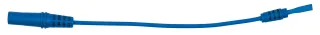 KS Tools 4,0 mm Eingangsbuchse mit Prüfadapterbuchse flach blau - 150.0963