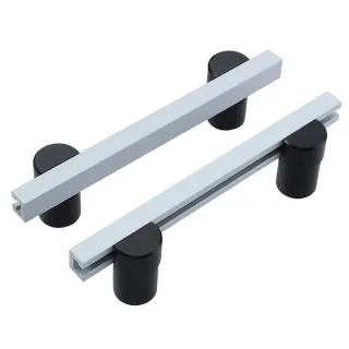 2Pack Aluminum Alloy Workbench Planing Stop Board Woodworking Table Baffle Plate Quick Release Limit Block Stop Rod Tabl